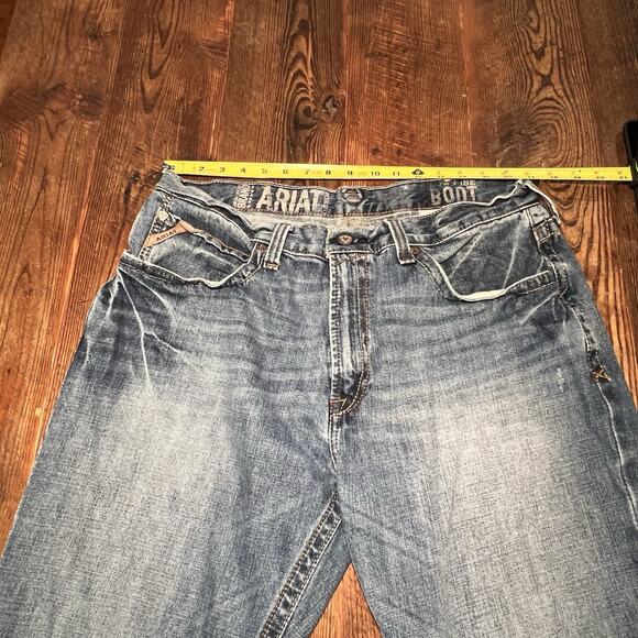 Ariat M4 Low Rise Boot Cut Jeans Size 38x32 (34x3 Work Western Cowboy Rodeo - Picture 10 of 16